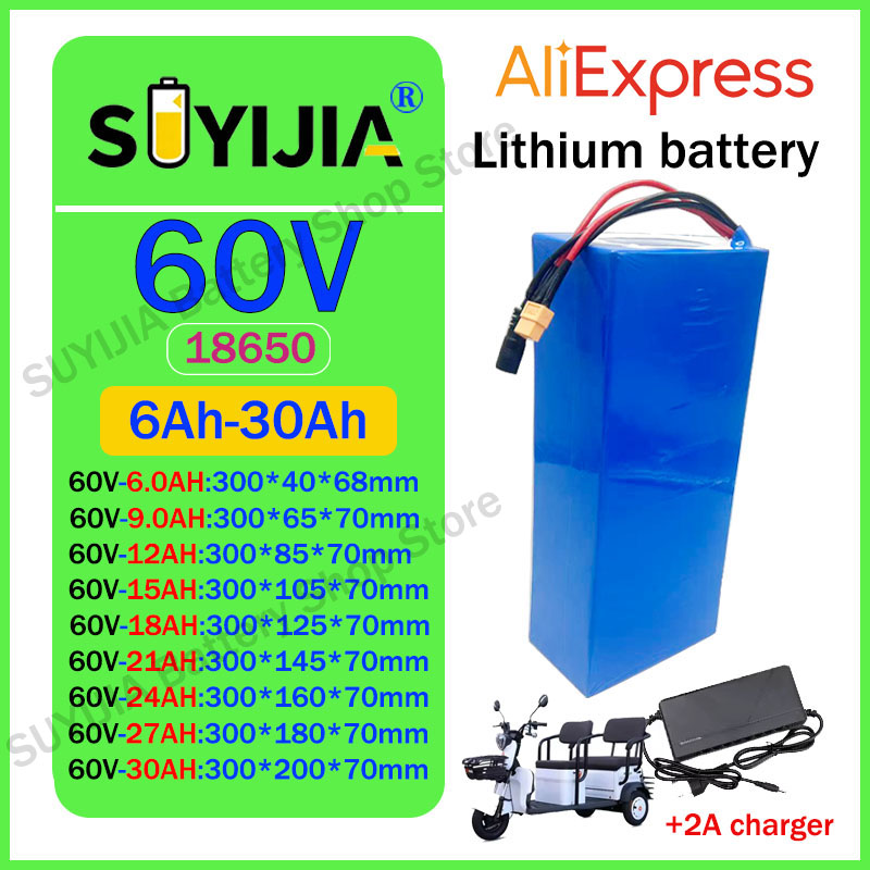 Nowa bateria litowo-jonowa 60V – 60V 30Ah Electric Scooter Battery recenzja i cena
